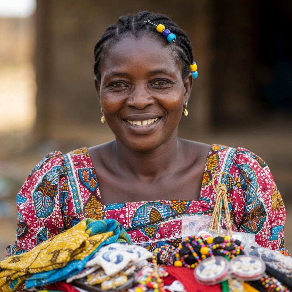 Abena M., Local Trader, Bolgatanga Market - Bolgatanga testimonial for Eye of God Pharmacy